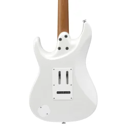 Ibanez AZ2204 Electric Guitar with Roasted Maple Fretboard and Case - Pearl White