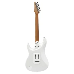 Ibanez AZ2204 Electric Guitar with Roasted Maple Fretboard and Case - Pearl White