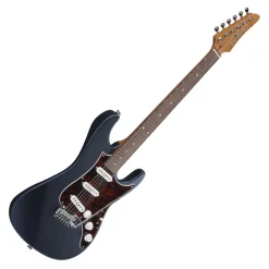 Ibanez AZ2203NT Electric Guitar with Rosewood Fretboard and Case - Dark Tide Blue Flat