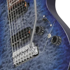 Ibanez AZ427P2QMTUB 7 String Electric Guitar Twilight Blue Burst