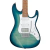 Ibanez AZ22S1F Flamed Maple Top with Jatoba Fretboard - Transparent Turquoise Burst