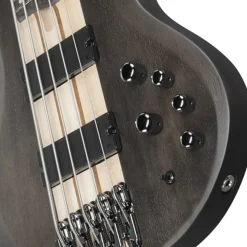 Ibanez BTB605 Transparent Gray Flat 5 String Electric Bass
