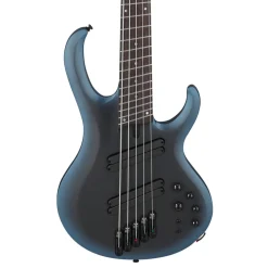 Ibanez BTB605MS Midnight Arctic Ocean Matte 5 String Electric Bass with Case