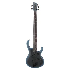 Ibanez BTB605MS Midnight Arctic Ocean Matte 5 String Electric Bass with Case