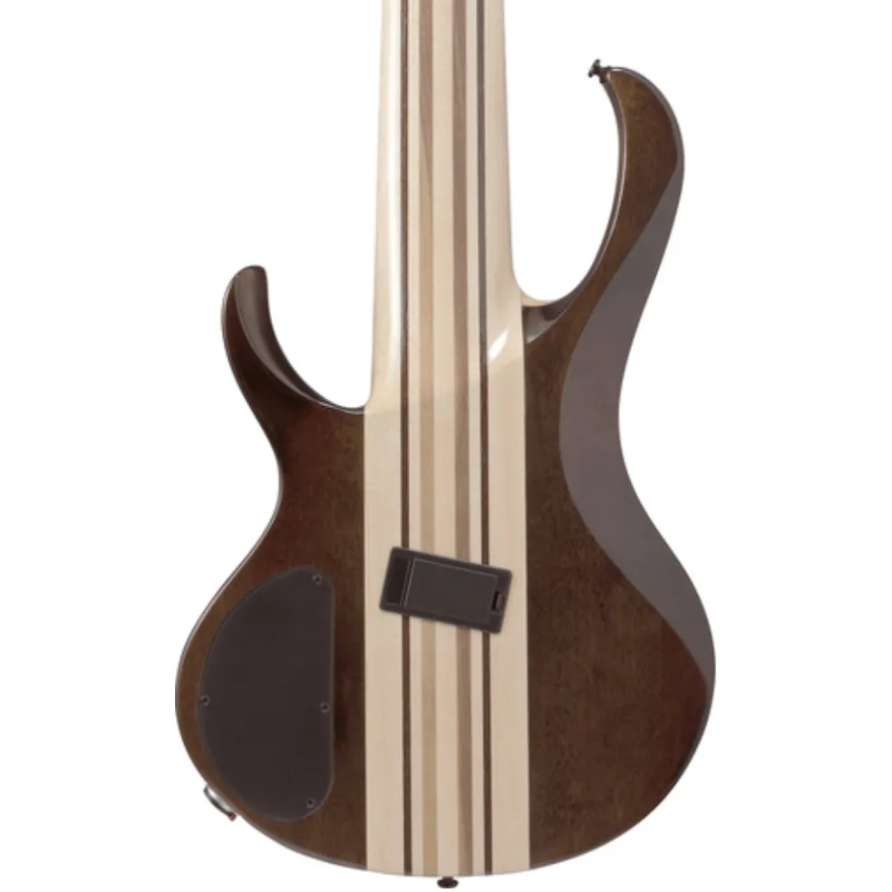 Ibanez BTB7MSNML 7 String Electric Bass Guitar Natural Mocha Low Gloss