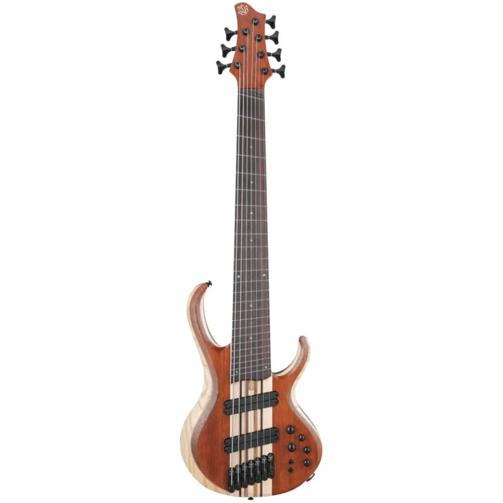 Ibanez BTB7MSNML 7 String Electric Bass Guitar Natural Mocha Low Gloss