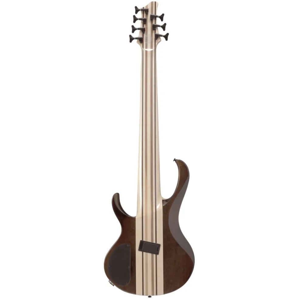 Ibanez BTB7MSNML 7 String Electric Bass Guitar Natural Mocha Low Gloss