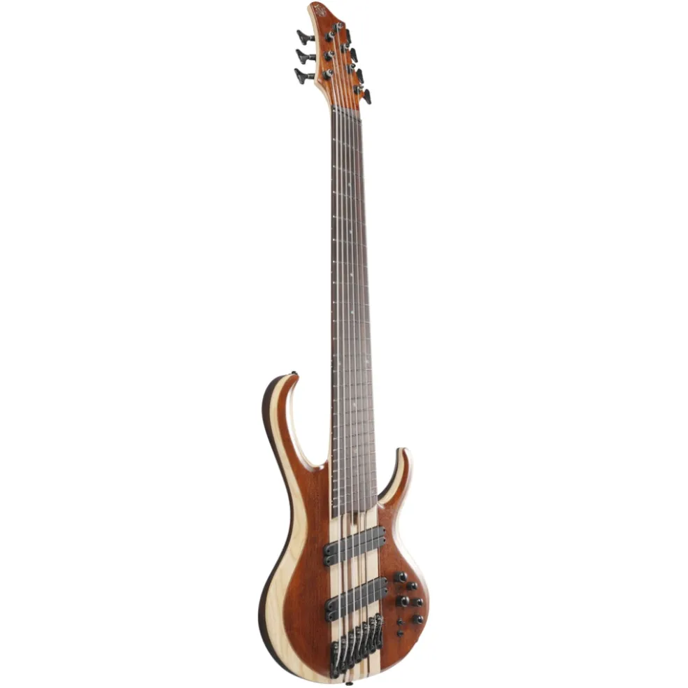 Ibanez BTB7MSNML 7 String Electric Bass Guitar Natural Mocha Low Gloss