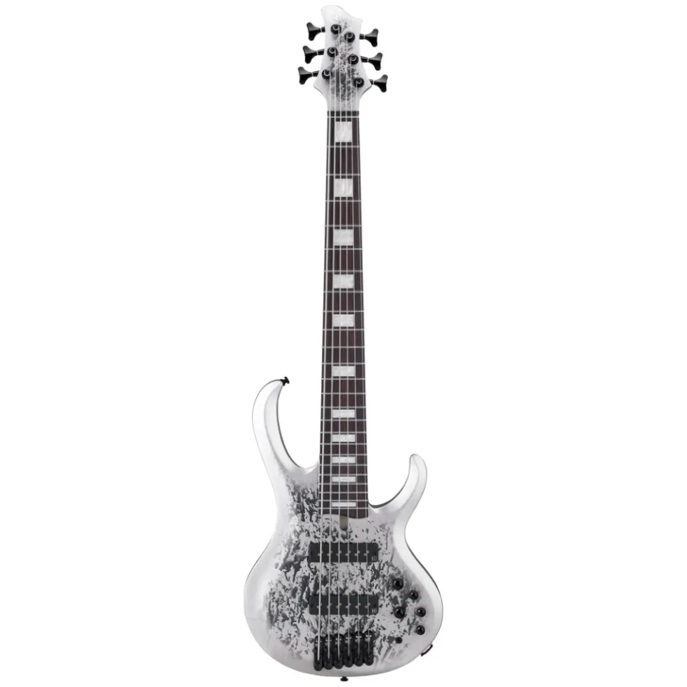 Ibanez BTB25TH6SLM 6 String Electric Bass Guitar Silver Blizzard Matte