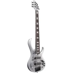 Ibanez BTB25TH6SLM 6 String Electric Bass Guitar Silver Blizzard Matte