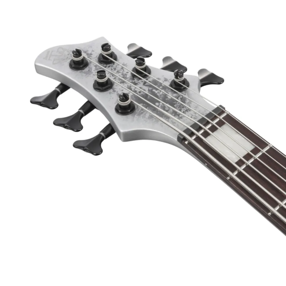 Ibanez BTB25TH6SLM 6 String Electric Bass Guitar Silver Blizzard Matte