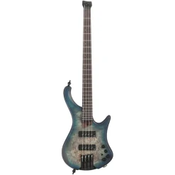 Ibanez EHB1500CTF Headless 4 String Electric Bass Guitar Cosmic Blue Starburst Flat