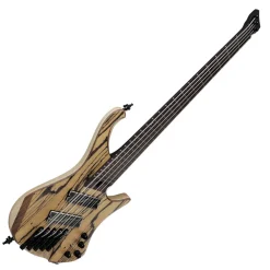 Ibanez EHB1675MS 5-String Bass with Fishman Fluence Pickups and Gig Bag - Natural Flat