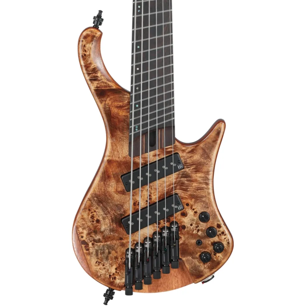 Ibanez EHB1506MSABL Headless 6 String Electric Bass Guitar Antique Brown Stained Low Gloss