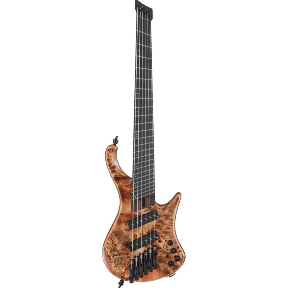 Ibanez EHB1506MSABL Headless 6 String Electric Bass Guitar Antique Brown Stained Low Gloss