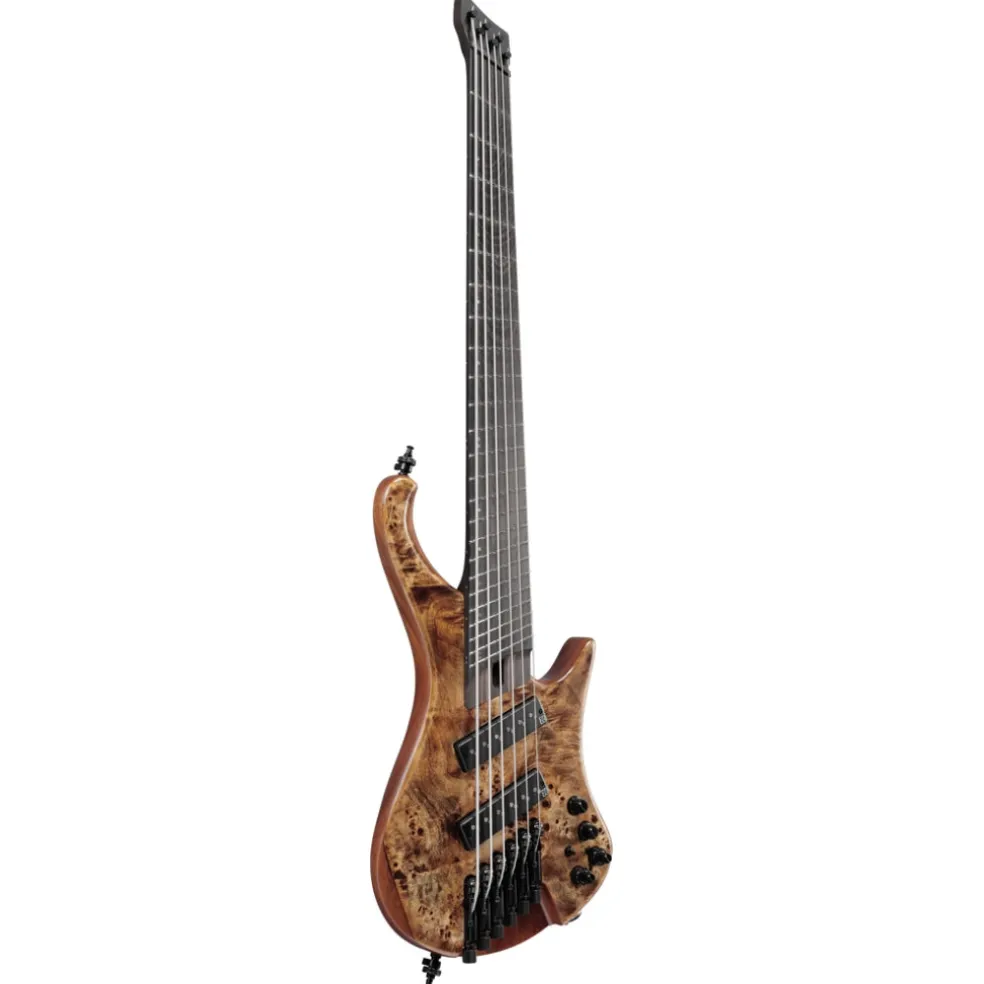 Ibanez EHB1506MSABL Headless 6 String Electric Bass Guitar Antique Brown Stained Low Gloss