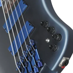 Ibanez EHB5MSBSP Midnight Arctic Ocean Matte 5 String Electric Bass with Gig bag