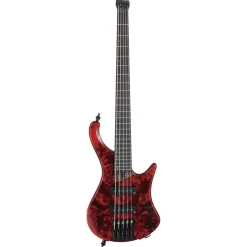 Ibanez EHB1505SWL Headless 5 String Electric Bass Guitar Stained Wine Red Low Gloss