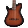 Ibanez FRH10N Flat Left Handed Nylon String Guitar - Brown Sunburst