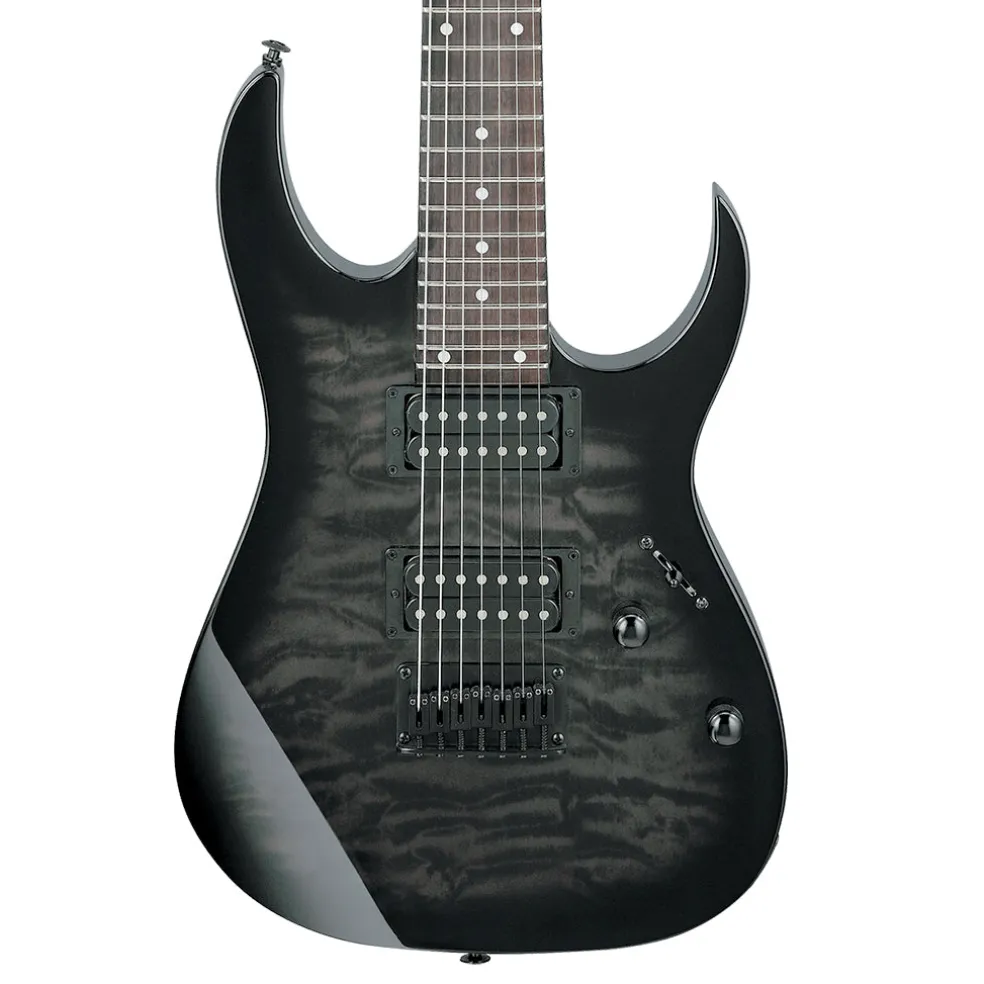 Ibanez GRG7221QA 7 String - Transparent Black Sunburst