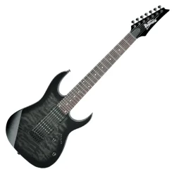 Ibanez GRG7221QA 7 String - Transparent Black Sunburst