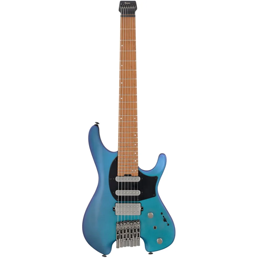 Ibanez Q547 7-String Electric Guitar With Bag - Blue Chameleon Metallic Matte