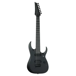Ibanez RGDRB71 7-String Electric Guitar with Nyatoh Body and Ebony Fretboard - Black Flat