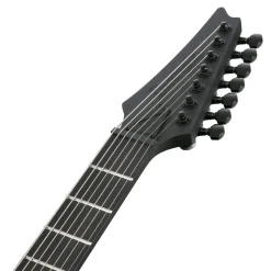 Ibanez RGDRB71 7-String Electric Guitar with Nyatoh Body and Ebony Fretboard - Black Flat
