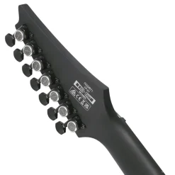 Ibanez RGDRB71 7-String Electric Guitar with Nyatoh Body and Ebony Fretboard - Black Flat