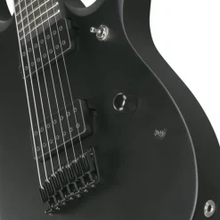 Ibanez RGDRB71 7-String Electric Guitar with Nyatoh Body and Ebony Fretboard - Black Flat