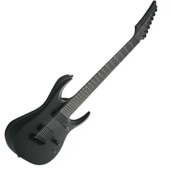 Ibanez RGDRB71 7-String Electric Guitar with Nyatoh Body and Ebony Fretboard - Black Flat