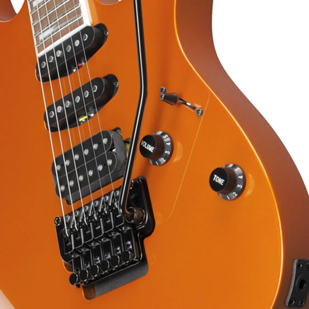 Ibanez RG460DX Meranti Body with Jatoba Fretboard - Orange Metallic