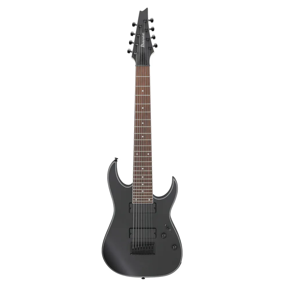 Ibanez RG8EXBKF 8 String Electric Guitar Black Flat