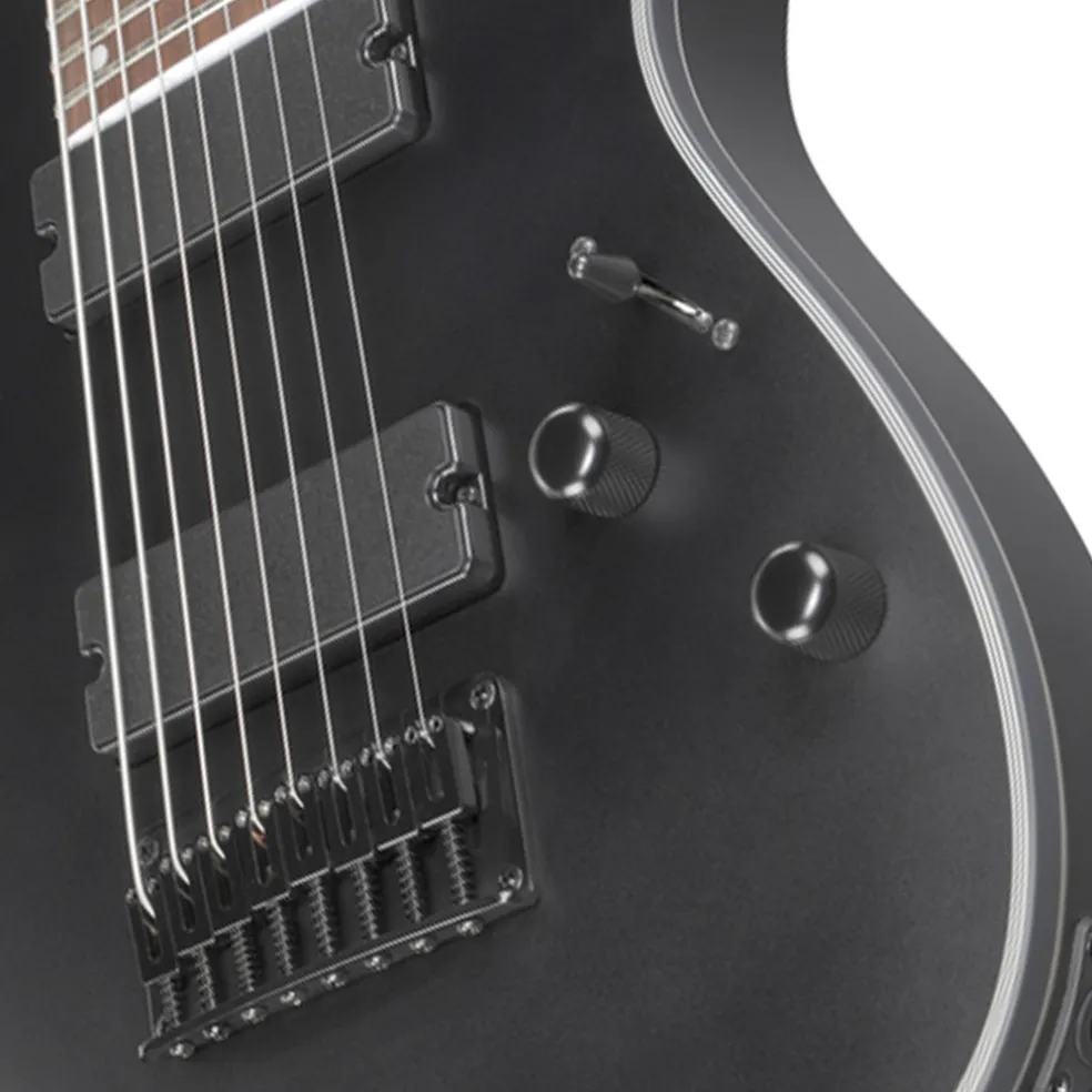 Ibanez RG8EXBKF 8 String Electric Guitar Black Flat