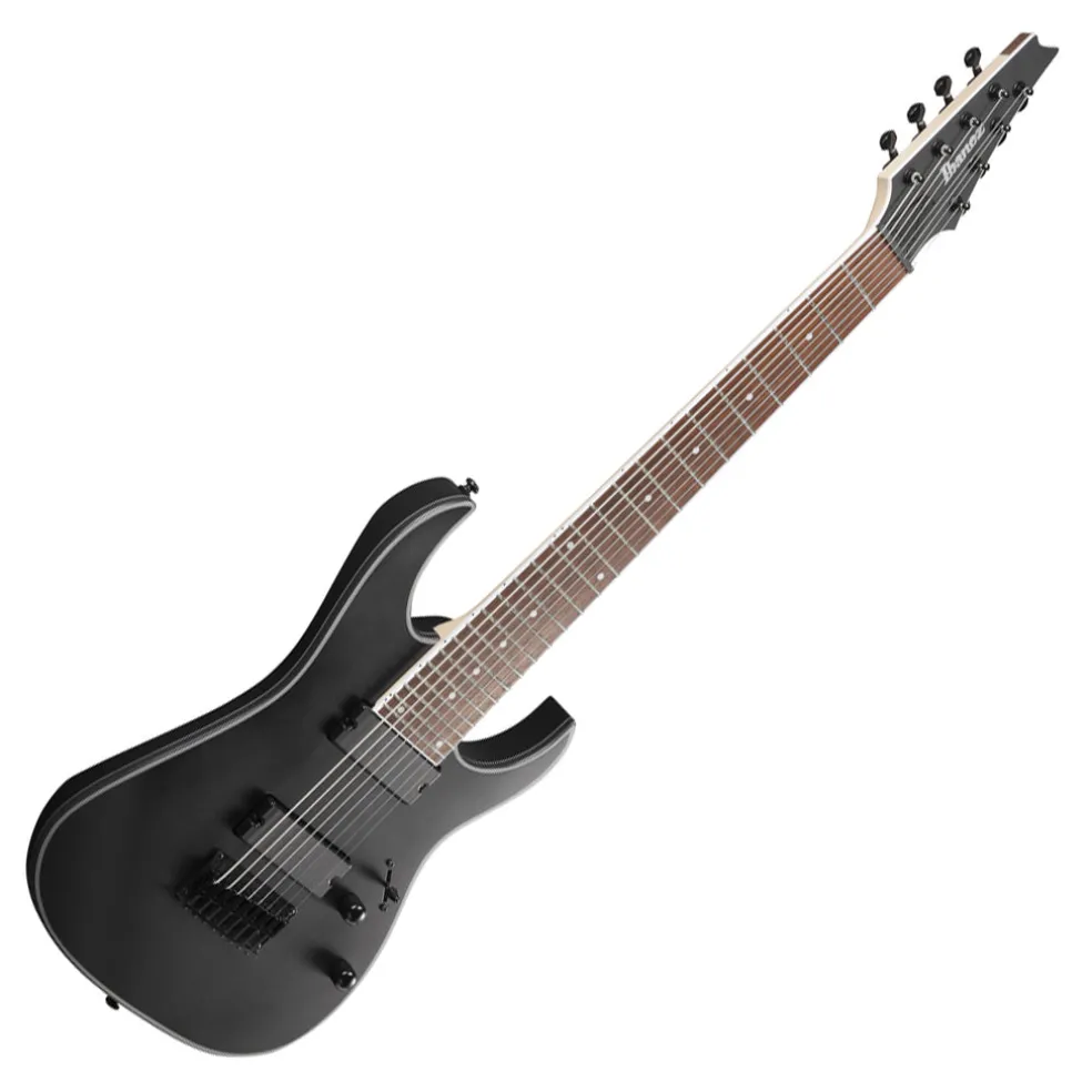 Ibanez RG8EXBKF 8 String Electric Guitar Black Flat