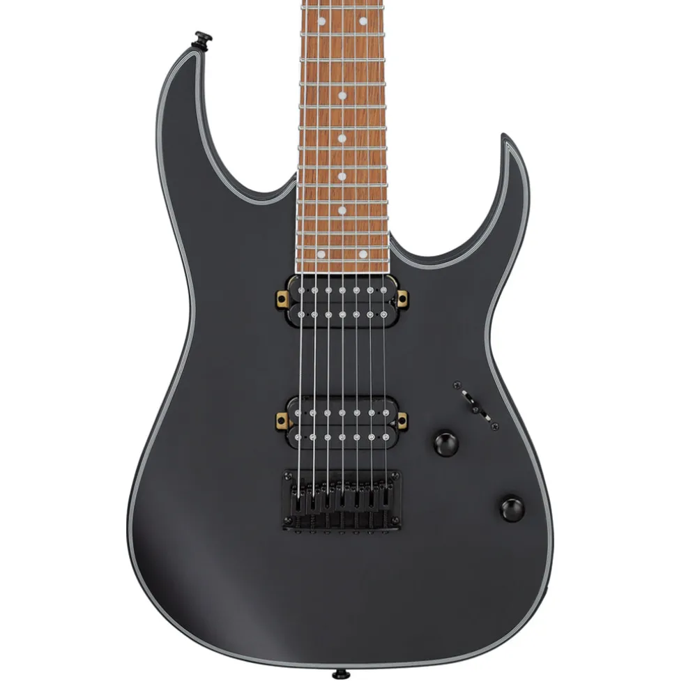 Ibanez RG7421EXBKF 7 String Electric Guitar Black Flat