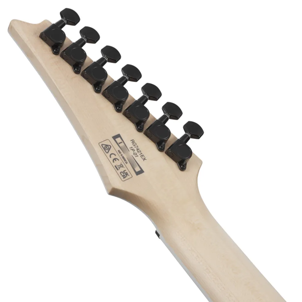 Ibanez RG7421EXBKF 7 String Electric Guitar Black Flat