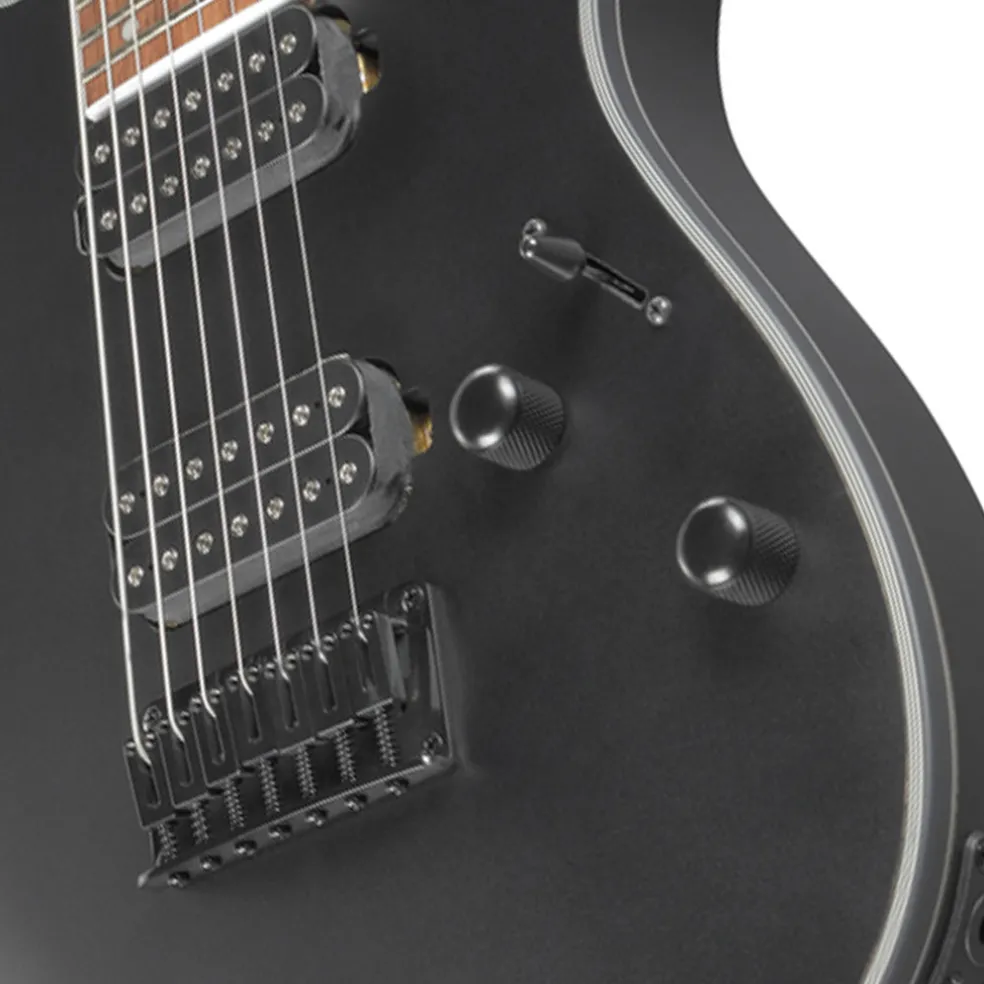 Ibanez RG7421EXBKF 7 String Electric Guitar Black Flat