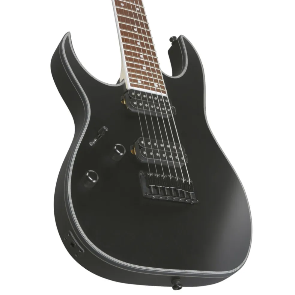 Ibanez RG7421EXL Left Handed 7-String Electric Guitar - Black Flat