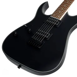 Ibanez RG421EXLBKF Left Handed Electric Guitar - Black Flat