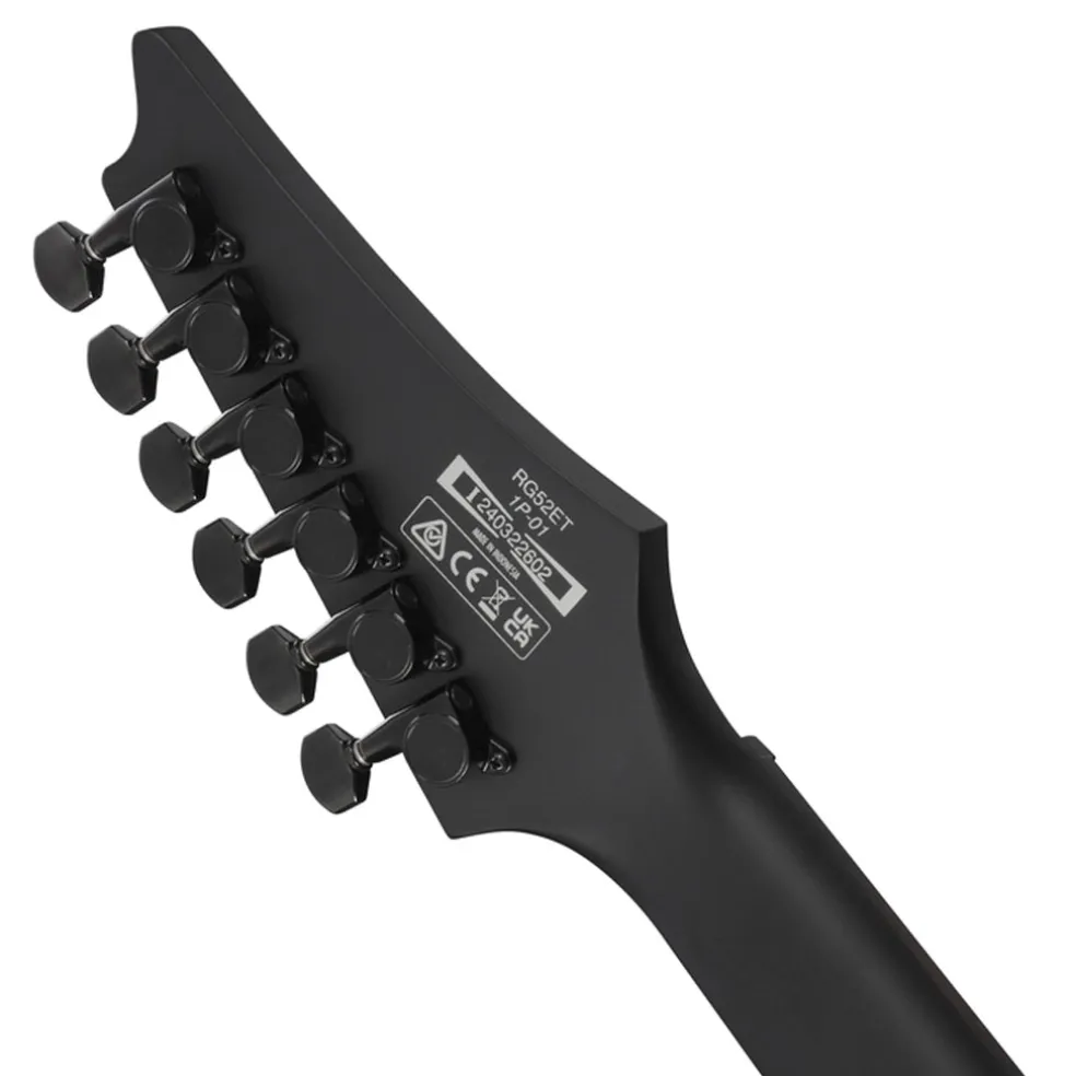 Ibanez RGR52ET Maple Top with Macassar Ebony Fretboard - Black