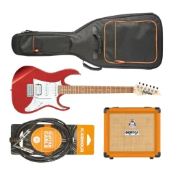Ibanez RX40CA Guitar Pack w/ Crush & Accessories - Candy Apple Red