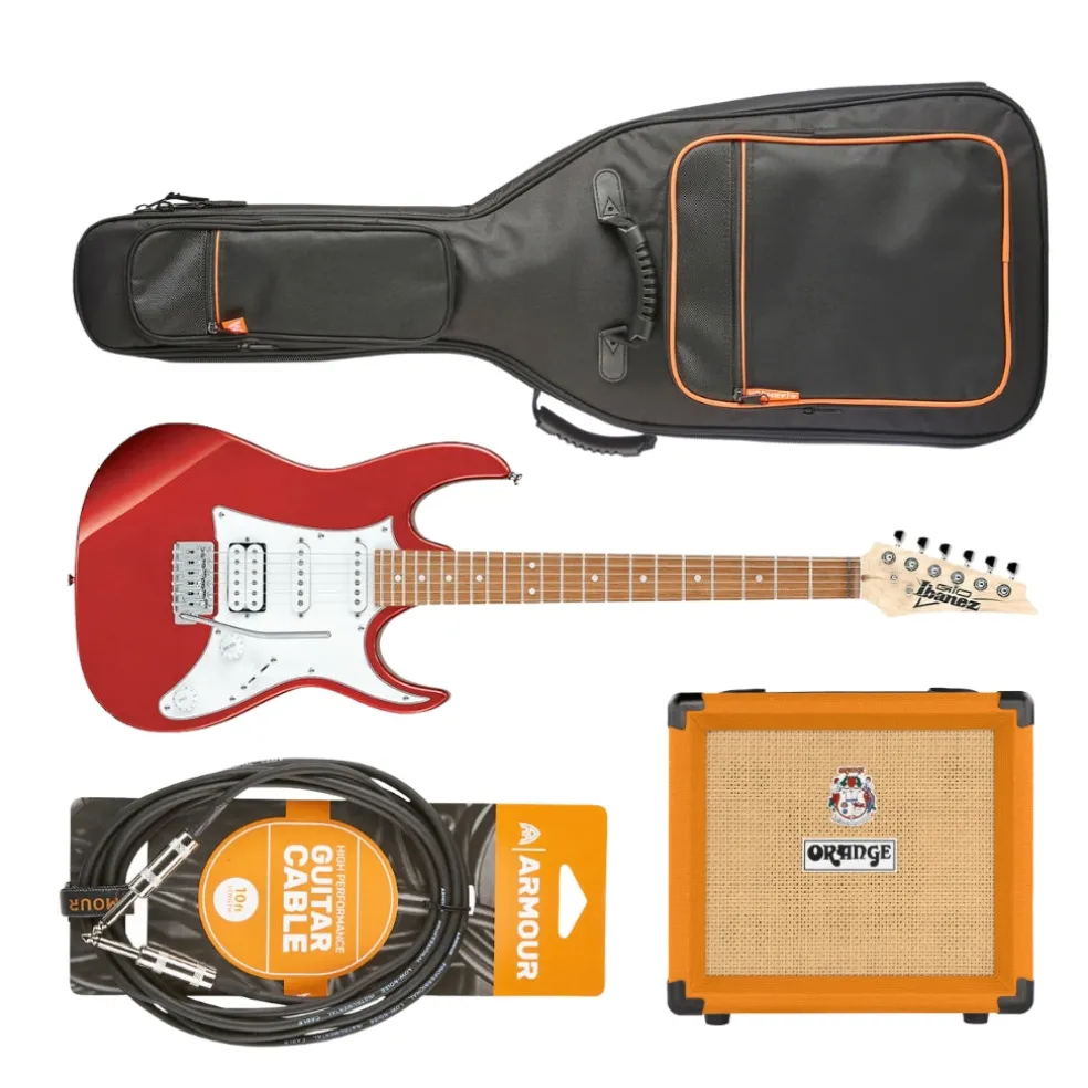 Ibanez RX40CA Guitar Pack w/ Crush & Accessories - Candy Apple Red