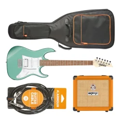 Ibanez RX40MGN Guitar Pack w/ Crush & Accessories - Metallic Light Green