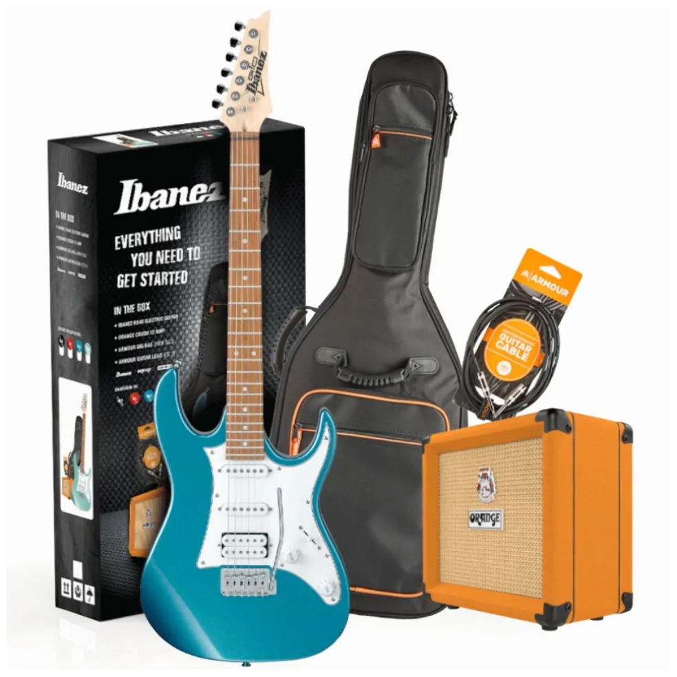 Ibanez RX40MLB Guitar Pack w/ Crush & Accessories - Metallic Light Blue