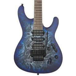 Ibanez S770CZM Electric Guitar Cosmic Blue Frozen Matte