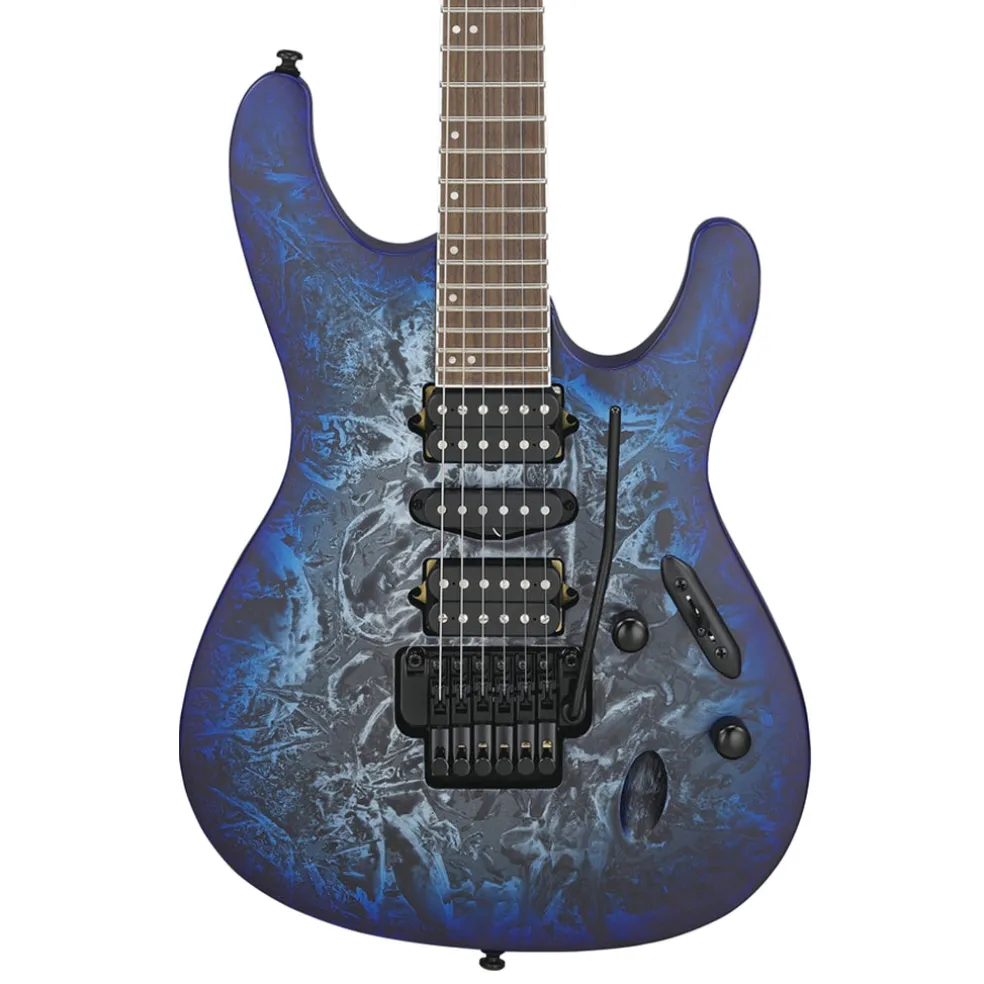 Ibanez S770CZM Electric Guitar Cosmic Blue Frozen Matte