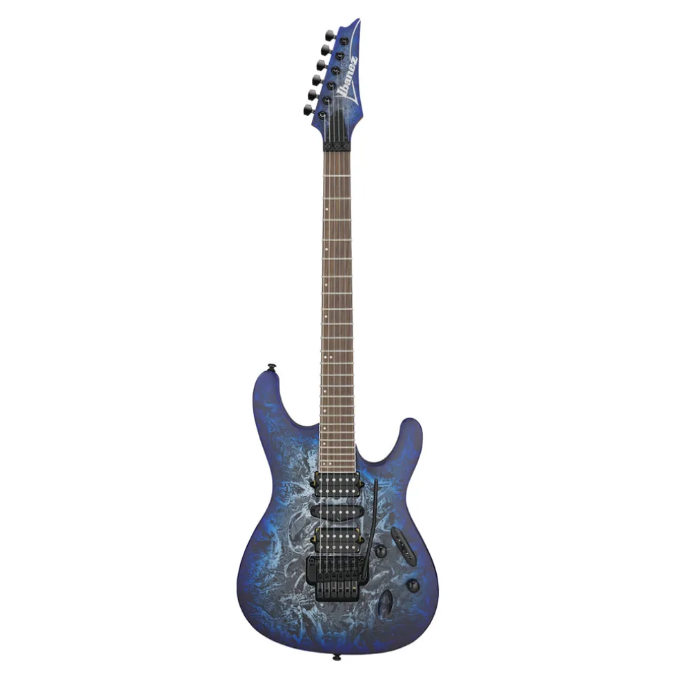 Ibanez S770CZM Electric Guitar Cosmic Blue Frozen Matte