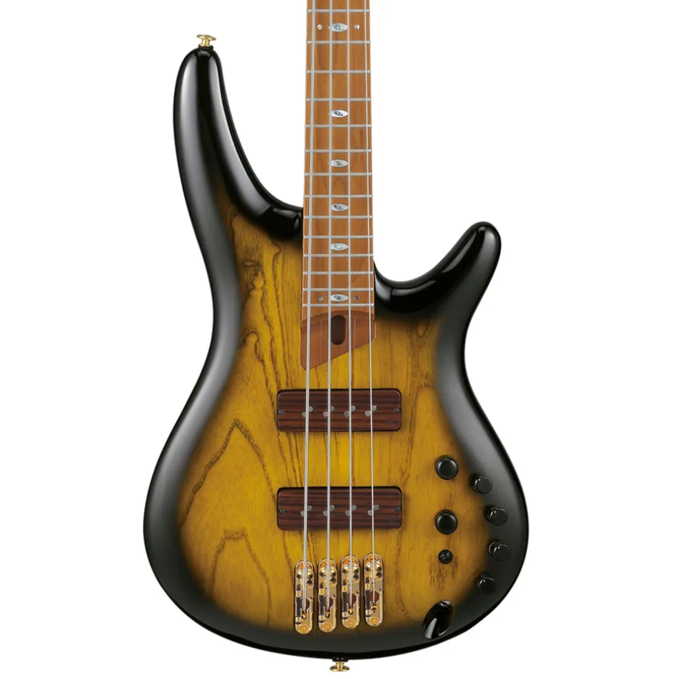 Ibanez SR4500 Prestige Bass Ash Body and Case - Desert Sunset Burst