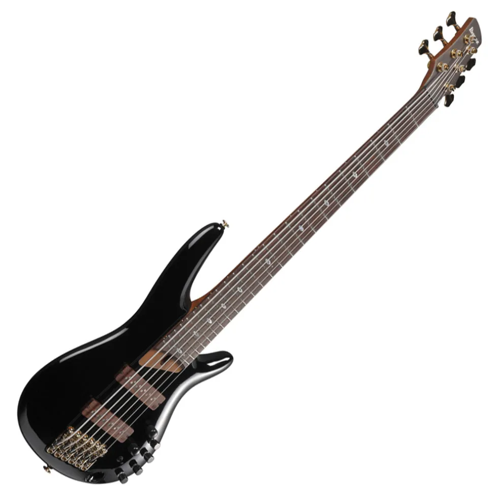Ibanez SR3506 Prestige 6-String Bass Alder Body and Case - Black